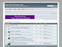 Tablet Screenshot of forum.austina30a35ownersclub.co.uk